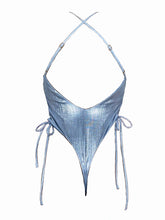 Load image into Gallery viewer, Metallic One-Piece Swimsuit - Tinsel
